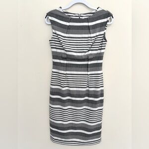 Calvin Klein dress, size 4, gray stripes